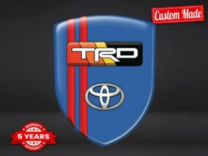 Toyota Stoßsticker Maßgefertigt Racing Robust Anpassbar